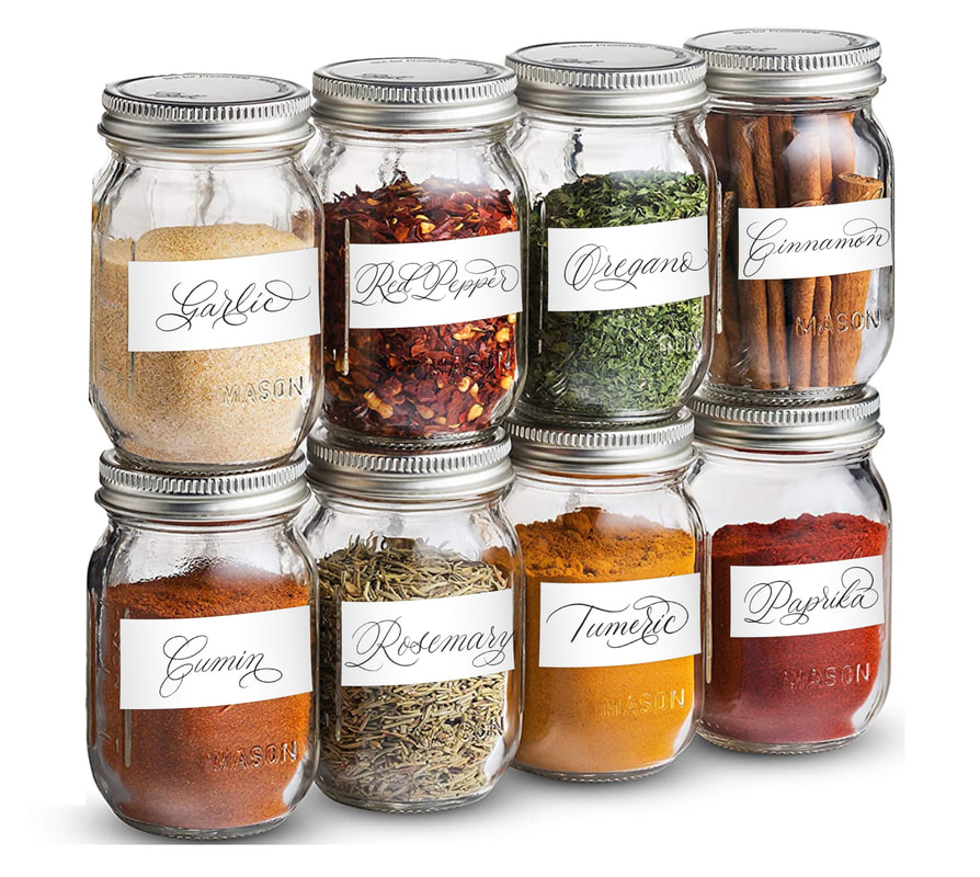 Open Script Spice Labels {FREE Silhouette Files} - Deeply Southern Home